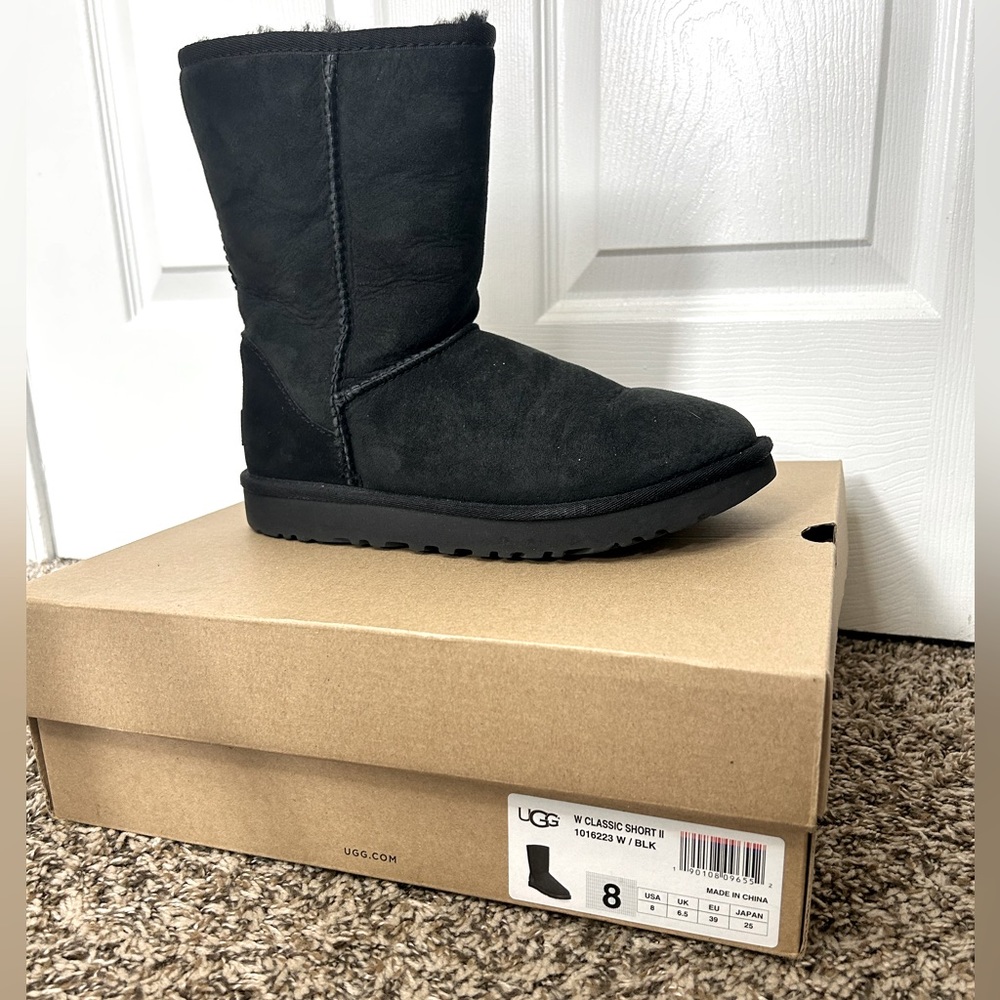 Black UGG boots
